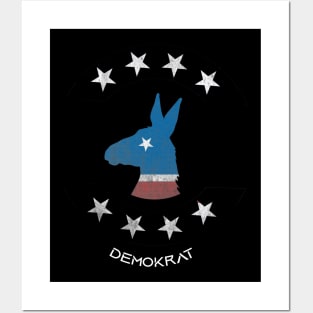 Democrat-Donkey-politic Posters and Art